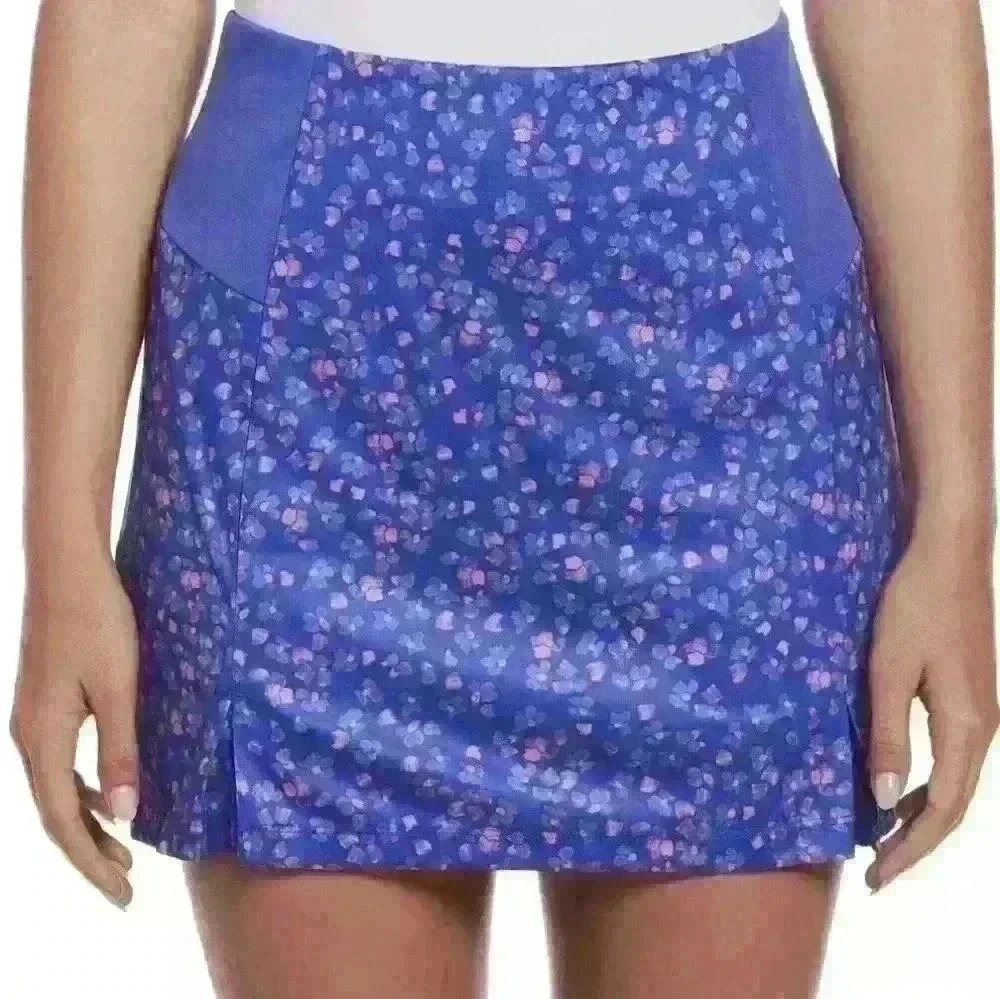 GRAND SLAM | Women's Blue/Pink Golf Pleated Skort